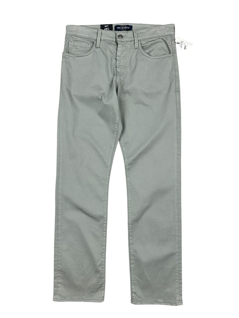 Mavi Matt Relaxed Straight Leg Twill Chino Jeans Gray NWT — Size 32x34